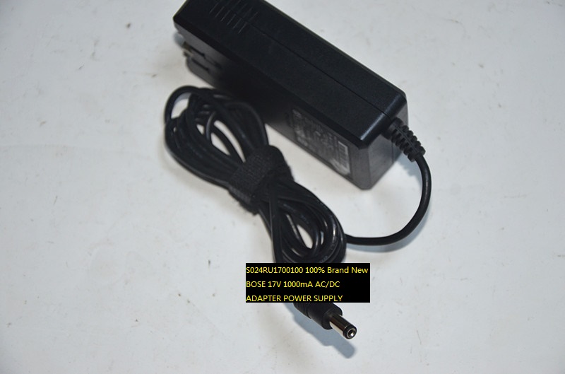 S024RU1700100 100% Brand New BOSE 17V 1000mA AC/DC ADAPTER POWER SUPPLY